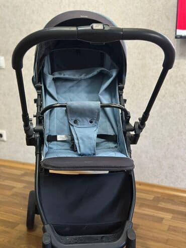 прогулочные коляски cam: Коляска, цвет - Голубой, Б/у — 3