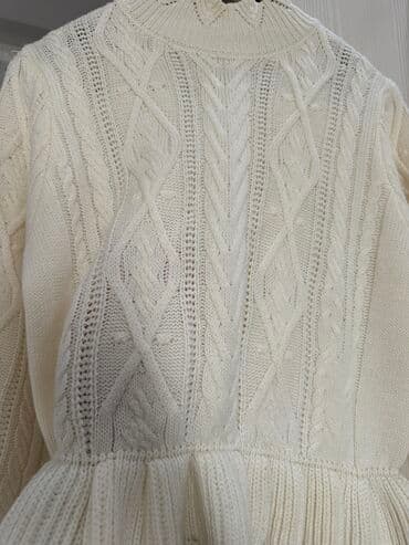 тёплая кофт кардиган: Кофта, Зима, M — 3