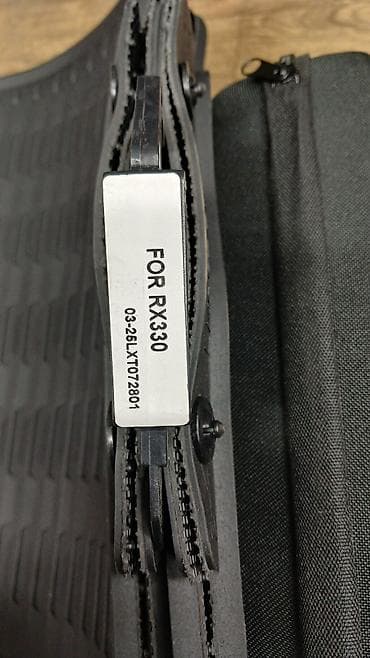 Родные Резиновые Полики Для салона Lexus, цвет - Черный, Новый, Самовывоз