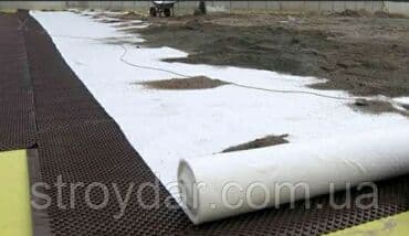 купить искусственный газон в рулонах: ГЕОТЕКСТИЛЬ!!! Искусственный войлок. Не гниёт. Отличный разделительный — 4