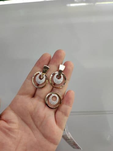 свадебные платья от производителя: Набор украшений, Проба 925, Женские, Новый — 3