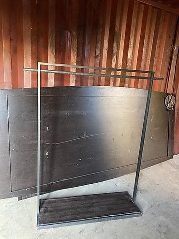 Вешалки: Напольная вешалка-стойка для одежды в стиле лофт - Конструкция — 2