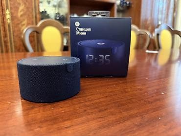 tecno telefon: Яндекс Станция Мини с часами (версия с LED‑дисплеем) - Умная колонка — 4