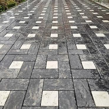 топоз яки: Евробрусчатка, Орнамент, Резина, Куюлган, Жаңы — 4