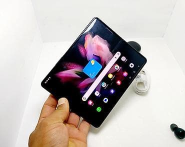 galaxy s20 5g: Samsung Galaxy Z Fold 3, Б/у, 512 ГБ, цвет - Черный, 1 SIM, 2 SIM — 3