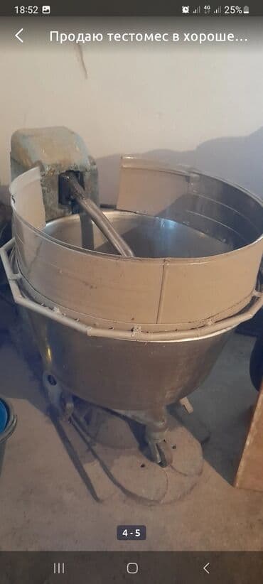 Идиштер жана ашкана буюмдары: Продаю тестомес в хорошем состоянии тестомесильная машина — 4