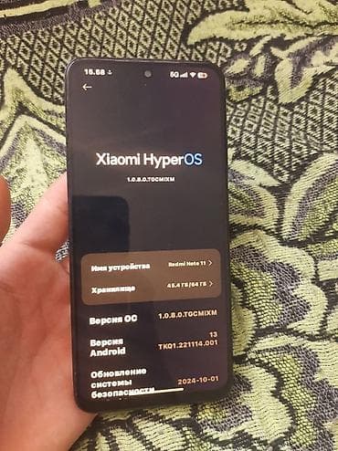 купить бу телевизор с интернетом: Redmi, Redmi Note 11, Б/у, 64 ГБ, цвет - Серый, 2 SIM — 3