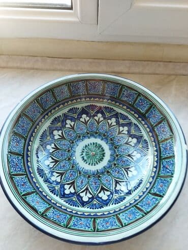 фруктовница ссср: Риштанская голубая керамика авторская ручная работа! Чаша для фруктов — 5