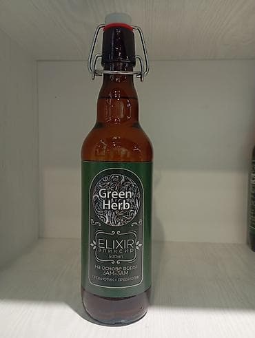 Красота и здоровье: Набор товаров для здоровья и ухода: 1) Green Herb Elixir, 500 мл - — 3
