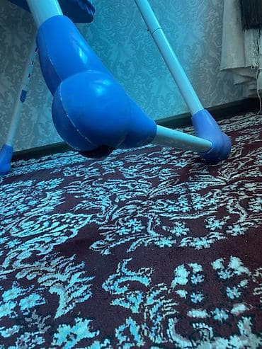 Стульчики для кормления: Стульчик для кормления, Б/у, Пластик, цвет - Голубой — 2