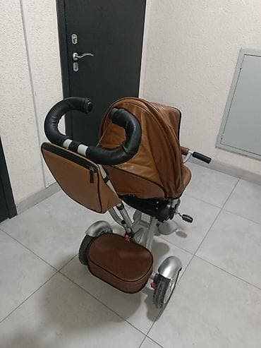 велес: Детский трехколесный велосипед-трансформер с родительской ручкой - — 3