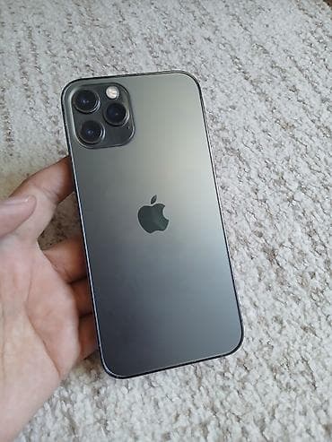 IPhone 12 Pro, Б/у, 128 ГБ, Графит, Чехол, 88 %