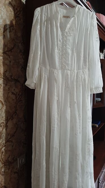 вечерний костюм: Вечернее платье, А-силуэт, Длинная модель, С рукавами, Стразы, L — 3