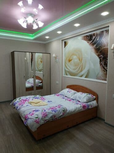 кара балта суточная квартира: 1 комната, Душевая кабина, Постельное белье, Кондиционер — 1