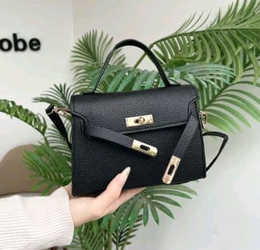 Классическая сумка, Материал: Экокожа, Жёсткая конструкция, Застежка на магните, Женские, Новый