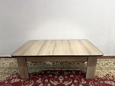 study table: Журнальный стол прямоугольный, низкий. - Материал: ЛДСП с текстурой — 2