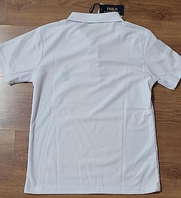 nike tech fleese: Мужская футболка, M, Polo Ralph Lauren, Новый, цвет - Белый, Бесплатная доставка — 3