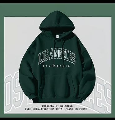 камуфляжные мужские толстовки: Худи унисекс с принтом “LOS ANGELES CALIFORNIA”. - Цвет — 1
