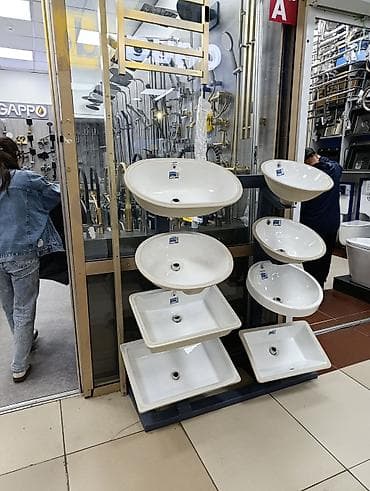 умывальников: Умывальники и раковины для ванной и кухни - Формы: круглые, овальные — 1