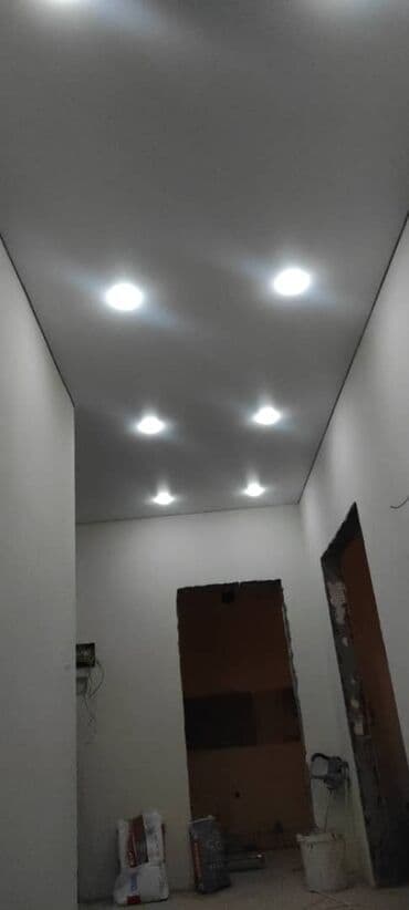 натожный потолок: Керме шыптар Жылтырак, Жылтырабаган, 3D потолоктор Кепилдиги, Акысыз консультация, Акысыз ченөө — 11