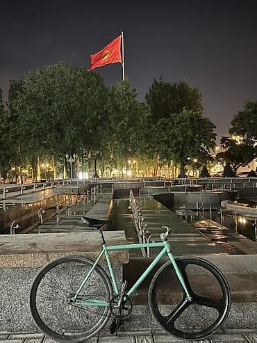 Городские велосипеды: Фикс-байк (фикс/Single Speed) с аэроколёсами - Рама: стальная — 2