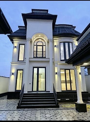 арка дома: Просторный двухэтажный дом в классическом стиле с эффектной — 2