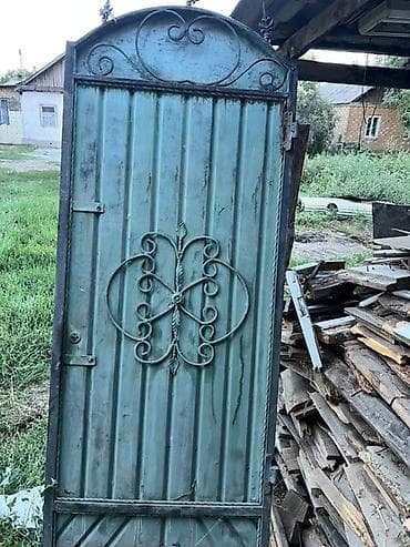 металлические узоры: Калитка из металла с художественной ковкой. - Материал: стальной — 5