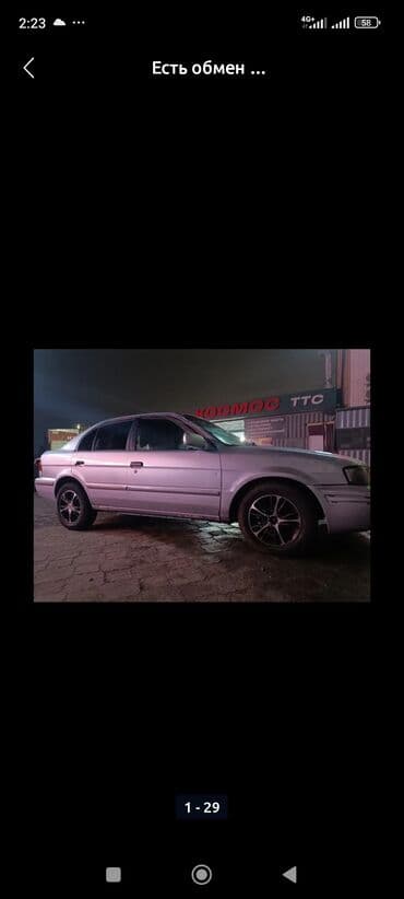 авто в рассрочку минивэн: Toyota Corolla: 1999 г., 1.3 л, Бензин, Седан — 26