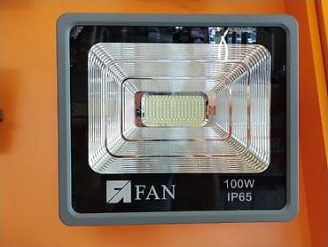 led matrix panel: Светодиодный прожектор FAN 100W, степень защиты IP65. - Мощность: 100 — 1