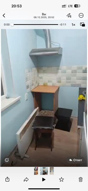 1ком квартира в бишкеке цена: Студия, Без подселения, С мебелью полностью — 3