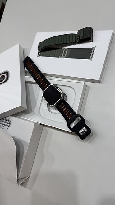 Apple Watch Ultra (49 мм) АКБ 100% титановый корпус, состояние