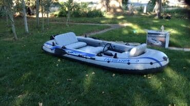 купить кораблик для рыбалки с эхолотом бу: Лодка, Гребная, Резина, Новый — 1