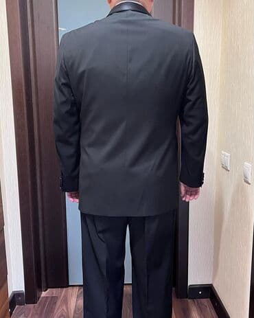 second hend: Мужской костюм, 2XL, Новый, цвет - Черный, Самовывоз — 2