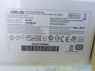 macbook m2 512: Монитор, Asus, Б/у, LCD, 27" - 28" — 5