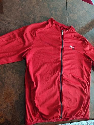 umbro куртку: Спортивная кофта/ветровка Puma(оригинал) - Цвет: красный с — 1