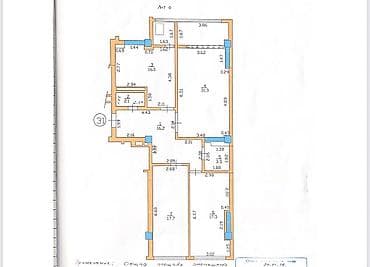 4ком кв: 4 комнаты, 108 м², Элитка, 7 этаж, Косметический ремонт — 4