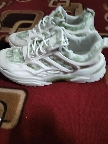 Ботинки: Кроссовки Lee Cooper - Цвет: белый с зелёными вставками и камуфляжным — 2