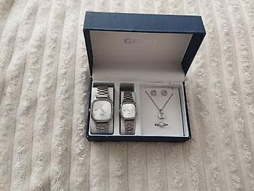 обручальный кольцо: Набор часов и украшений в подарочной коробке CASIO. Состав набора: - — 5