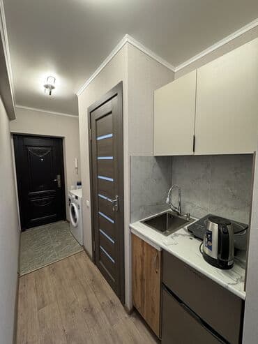 аренда квартиры в микрорайонах: 1 комната, 13 м², 105 серия, 1 этаж, Евроремонт — 9