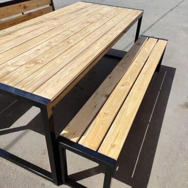 белая садовая мебель: Скамейка стол для сада.
Садовый мебель в наличии и на заказ — 9