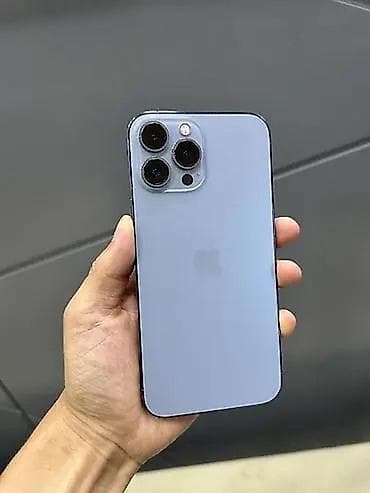 iphone cs max: IPhone 13 Pro Max, Б/у, 256 ГБ, Голубой, Кабель, 80 % — 1