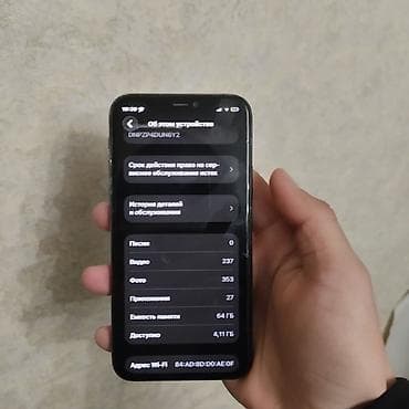 ipone 10: IPhone 11 Pro, Б/у, 64 ГБ, 70 % — 5