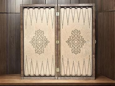 кости для нарды: Нарды КГ2104 деревянные с резным орнаментом - Материал: дерево — 3