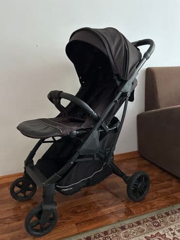 дождевик на коляску трость: Коляска, цвет - Черный, Б/у — 1