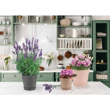 Бочки: Кашпо для цветов InGreen Villa de Fiori 2 л. Характеристики Цвет — 1