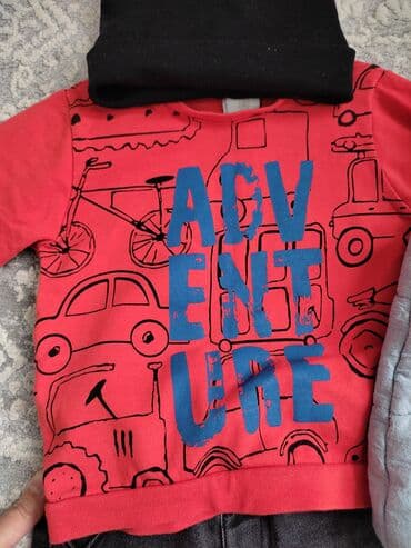 детские национальные костюмы бишкек: Комплект, цвет - Оранжевый, Б/у — 2