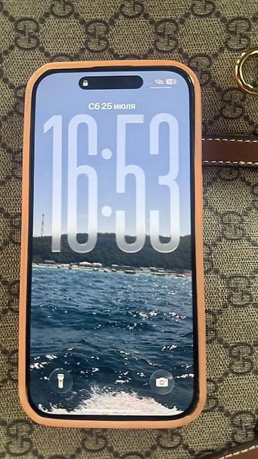 oled tv: IPhone 14 Pro, Б/у, 256 ГБ, Золотой, Зарядное устройство, Коробка, 80 % — 3