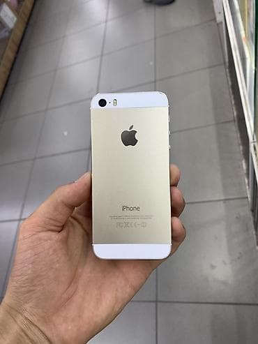 iphone i: IPhone SE, Б/у, 16 ГБ, Золотой, 100 % — 1