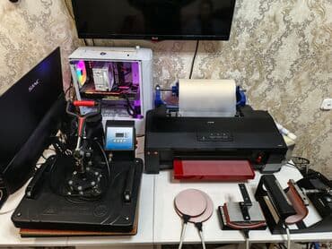 Продается DTF принтер в комплекте: * принтер epson l1800 переделанный