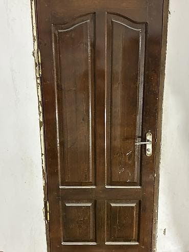 двери для кухни: Двери для домов и квартир, Деревянная, Одностворчатая, Со стеклом, цвет - Коричневый — 5